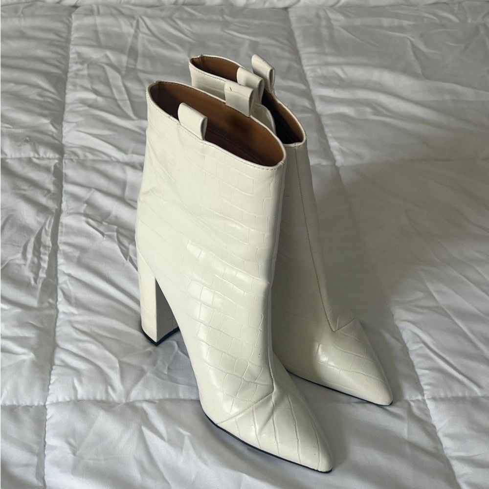 White Boutique Booties
